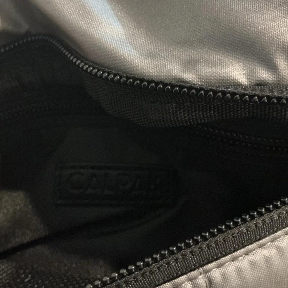 CALPAK Luka‎ Mini Belt Bag Unisex Mini Gunmetal NEW Metallic Quilted Fanny Pack